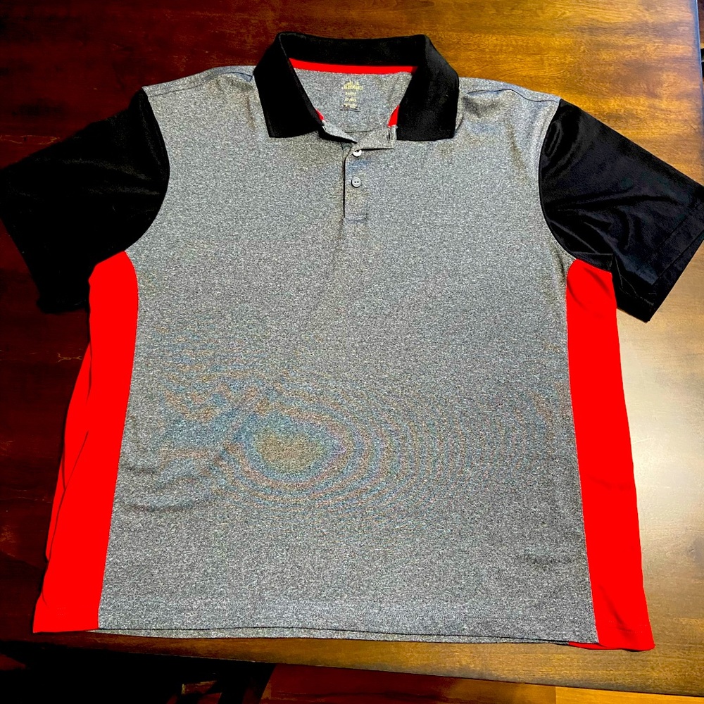 Haggar Mens Cool 18 Performance Golf Shirt size XL